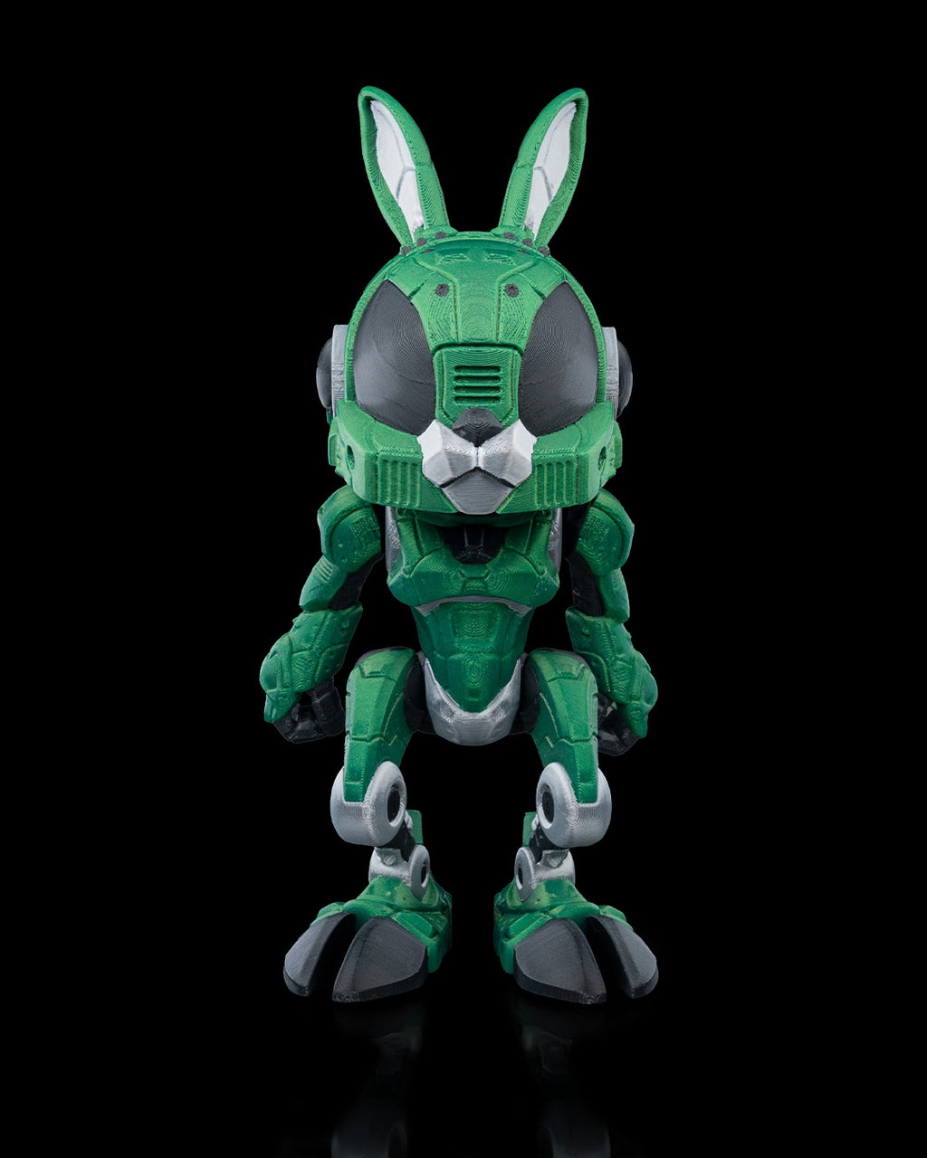 RABBITBOT Articulated Mechanical Rabbit with Hamster Pilot
