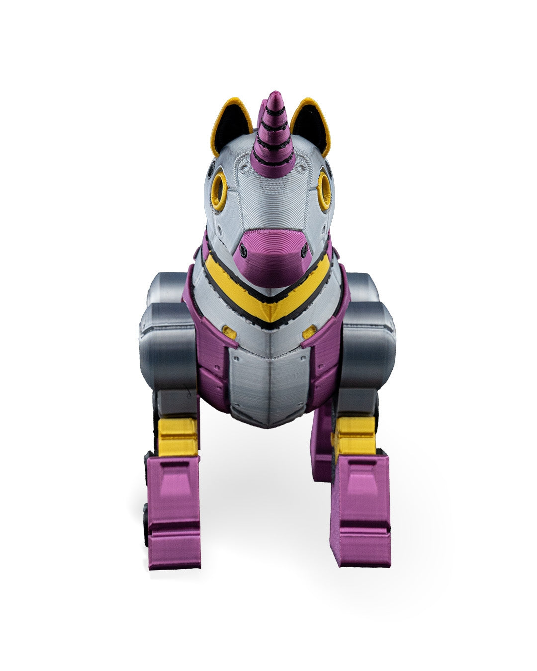 UNICORNBOT Articulated Mechanical Unicorn with Hamster Pilot