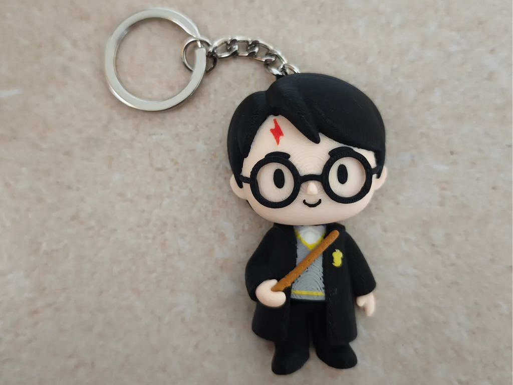 Articulated Harry Potter Minifigure Collectible Keychain