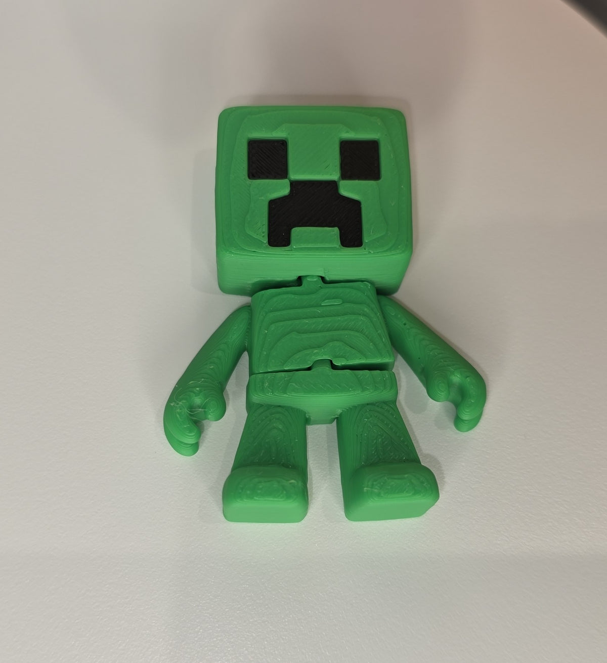 Articulated Mr. Creeper Minifigure Collectible Keychain.