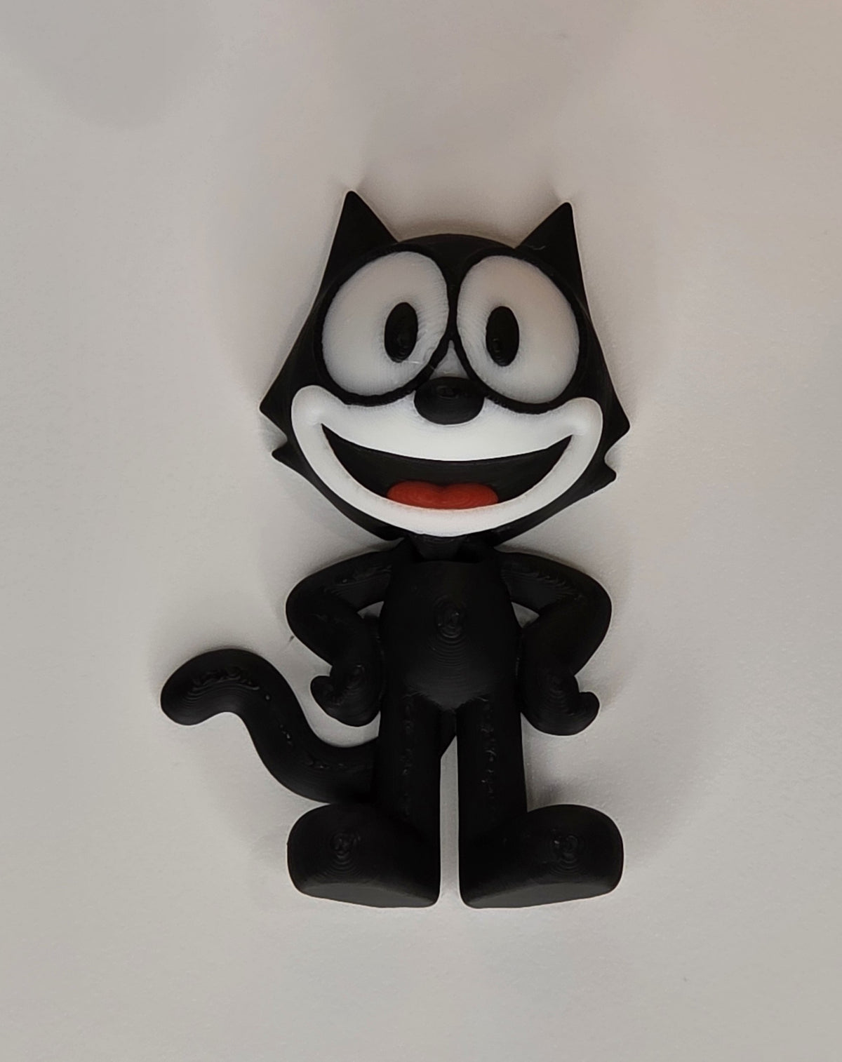 Articulated Felix The Cat Minifigure Collectible Keychain