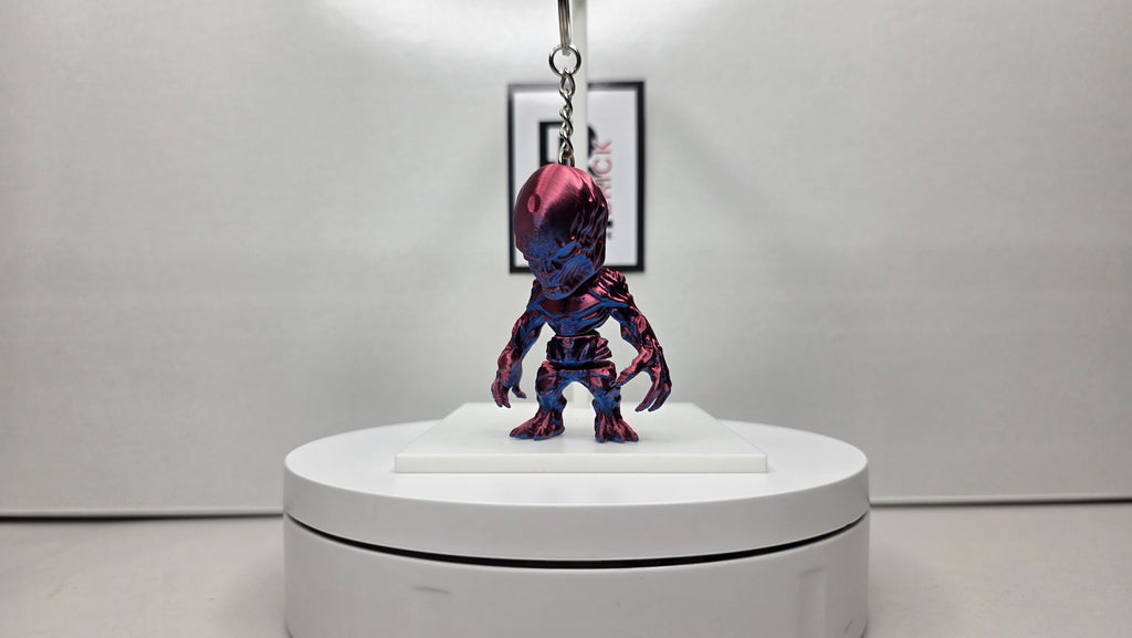 Articulated Vecna Minifigure Collectible Keychain.