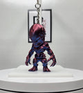 Articulated Vecna Minifigure Collectible Keychain.