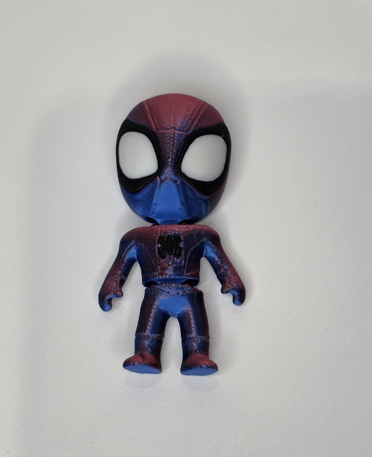 Articulated Spiderman Minifigure Collectible Keychain – 4 Suit Variants