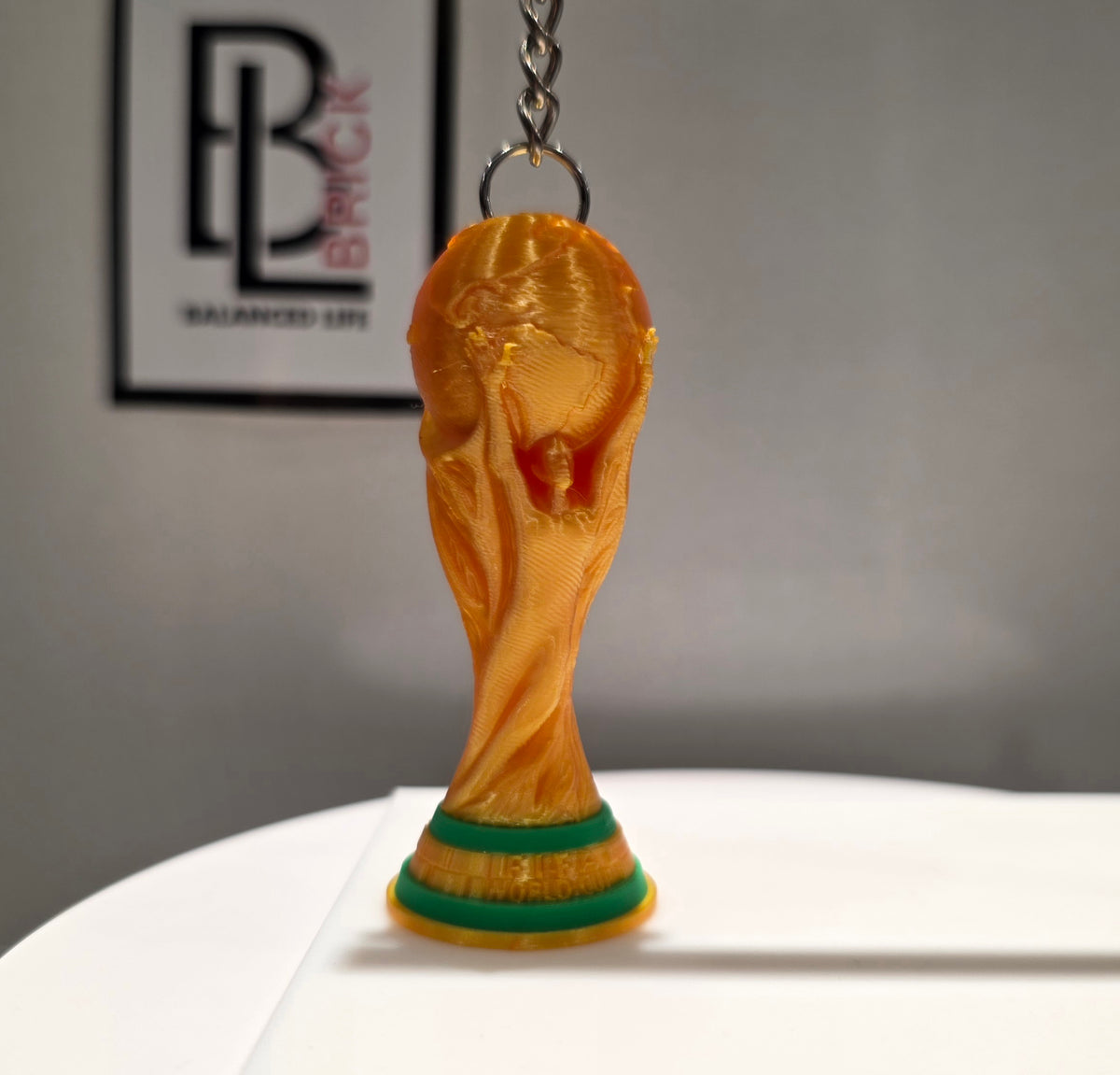 FIFA World Cup Trophy Collectible Keychain.