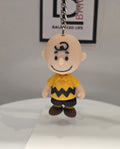 Articulated Charlie Brown Minifigure Collectible Keychain.