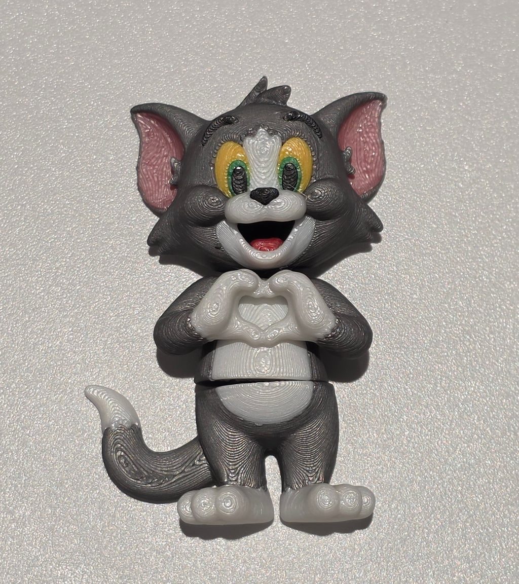Articulated Tom (Tom and Jerry) Minifigure Collectible Keychain