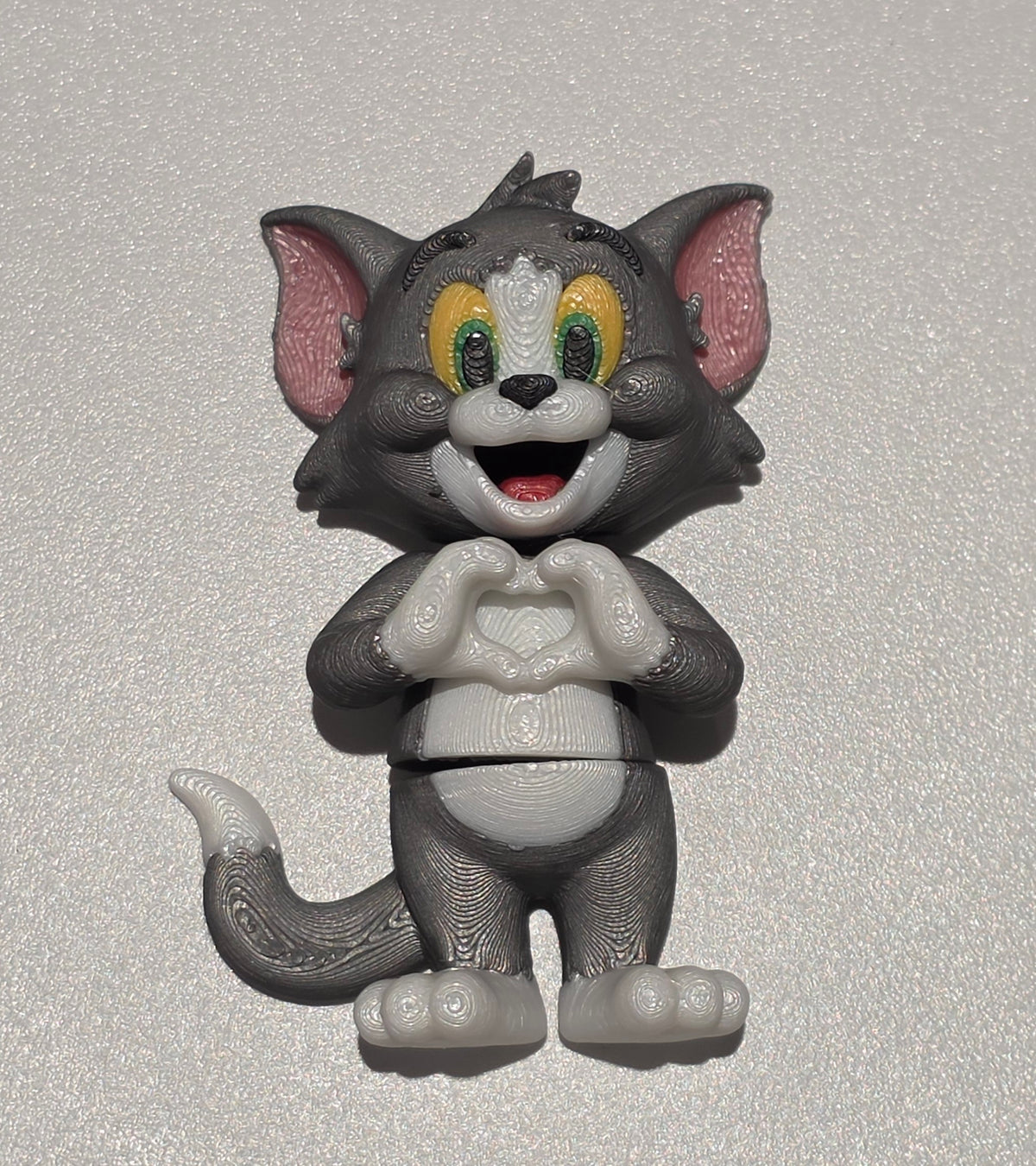 Articulated Tom (Tom and Jerry) Minifigure Collectible Keychain