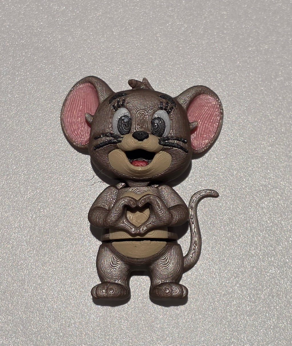 Articulated Jerry (Tom and Jerry) Minifigure Collectible Keychain