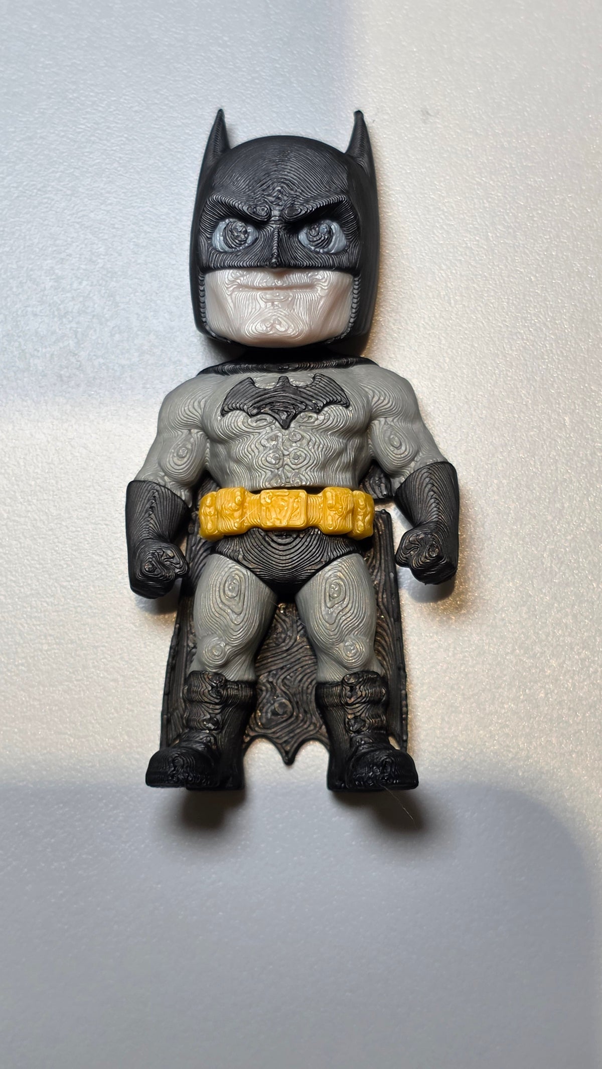 Articulated Batman Minifigure Collectible Keychain – 2 Suit Variants