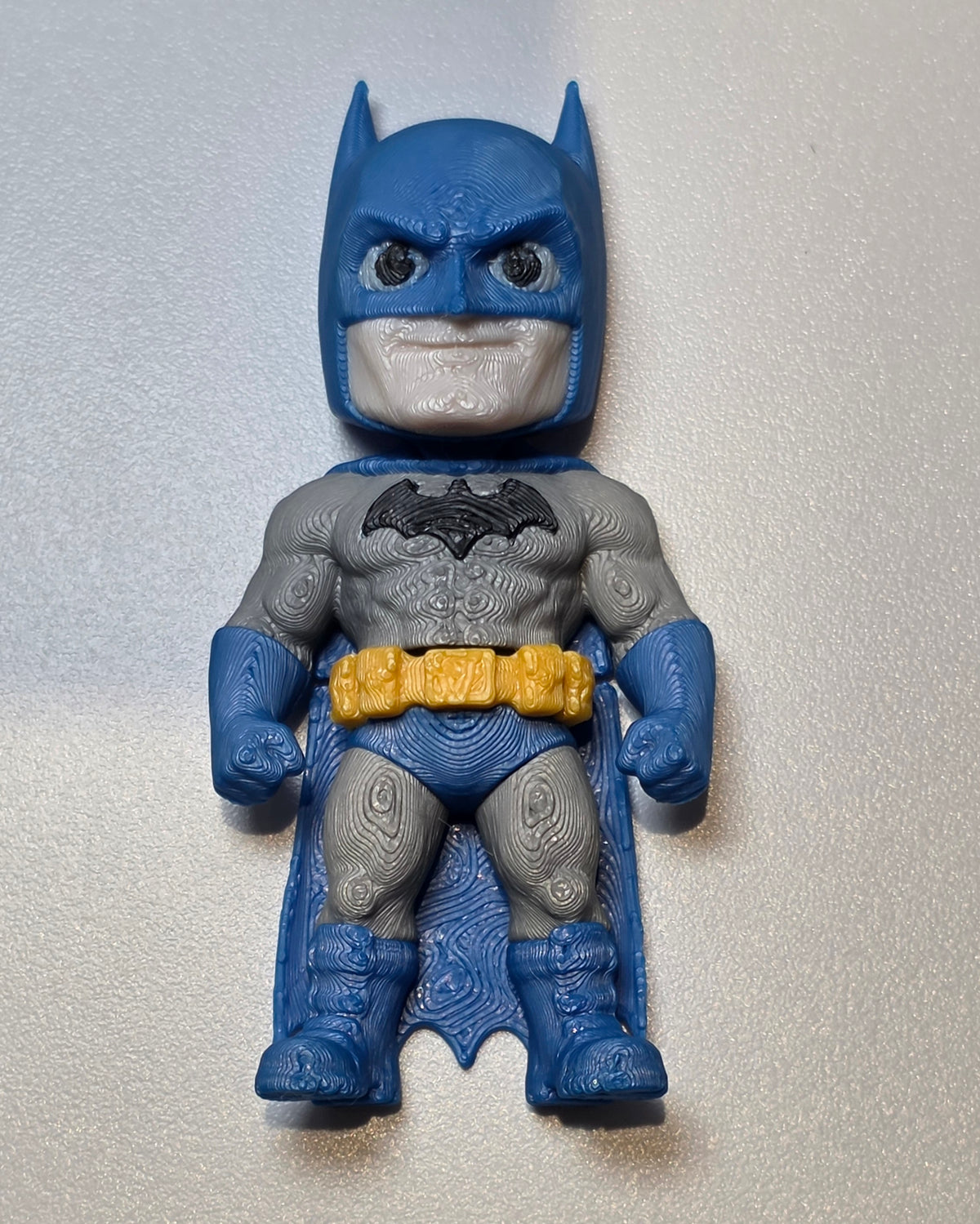 Articulated Batman Minifigure Collectible Keychain – 2 Suit Variants