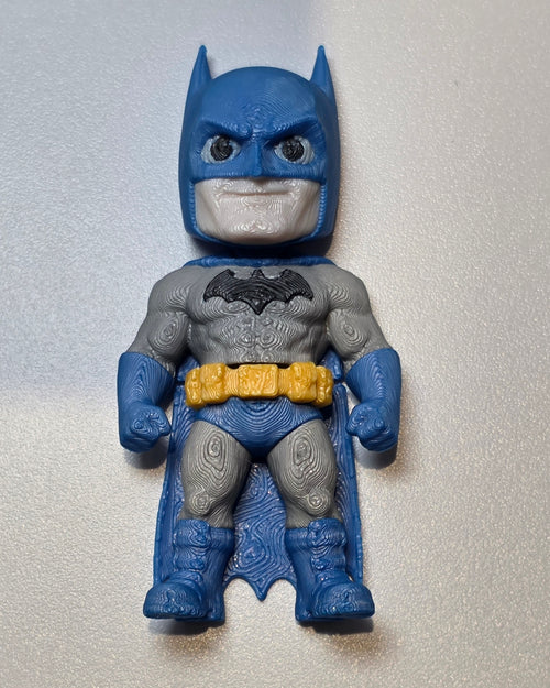 Articulated Batman Minifigure Collectible Keychain – 2 Suit Variants
