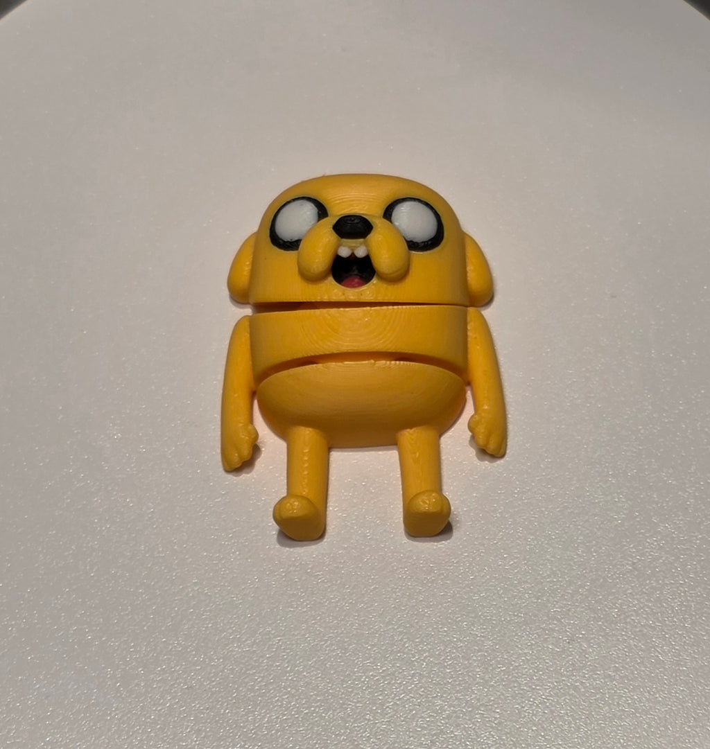 Articulated Jake Minifigure Collectible Keychain.