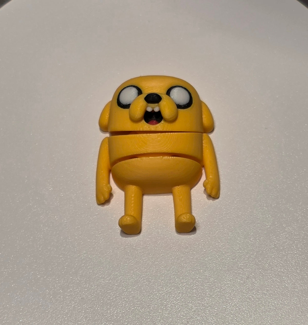 Articulated Jake Minifigure Collectible Keychain.