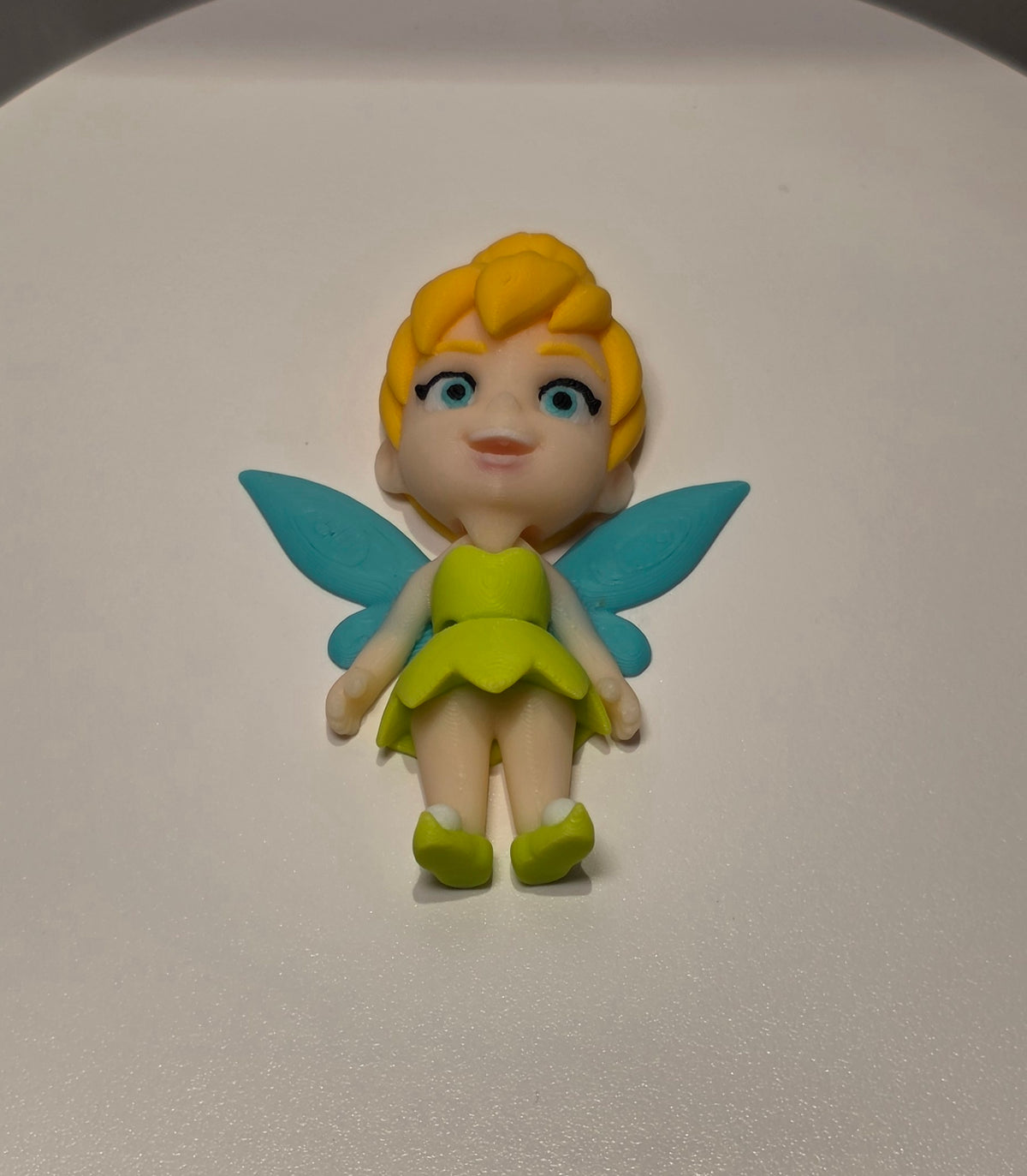 Articulated Tinker Bell Minifigure Collectible Keychain.