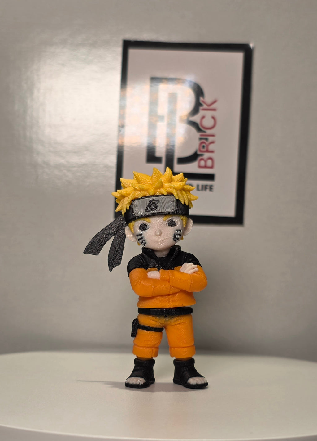 Articulated Naruto Minifigure Collectible Keychain.