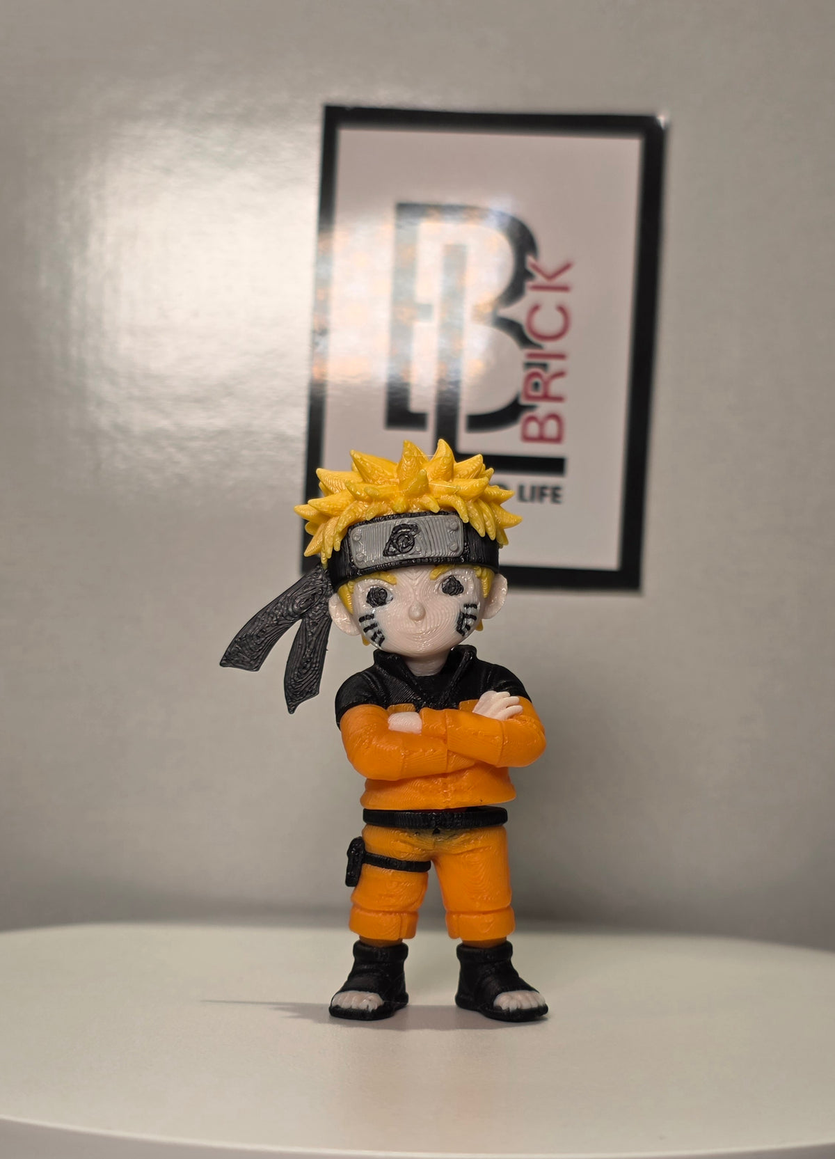 Articulated Naruto Minifigure Collectible Keychain.
