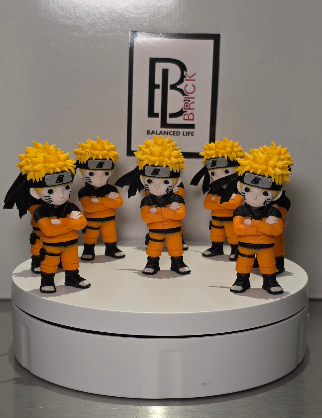Articulated Naruto Minifigure Collectible Keychain.