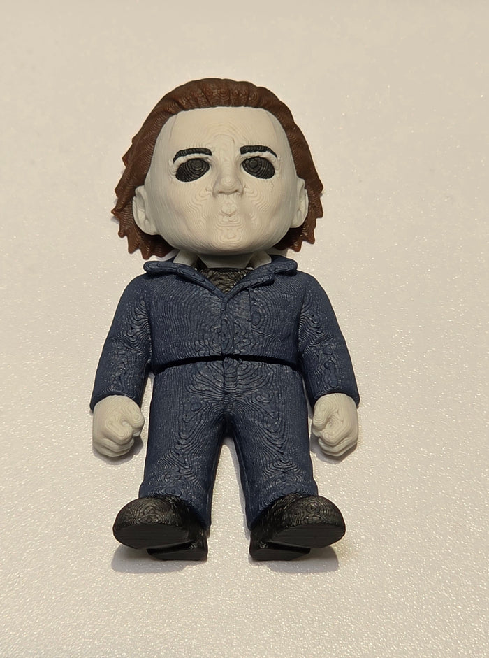 Articulated Michael Myers Minifigure Collectible Keychain
