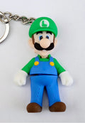 Articulated Luigi Minifigure Collectible Keychain.