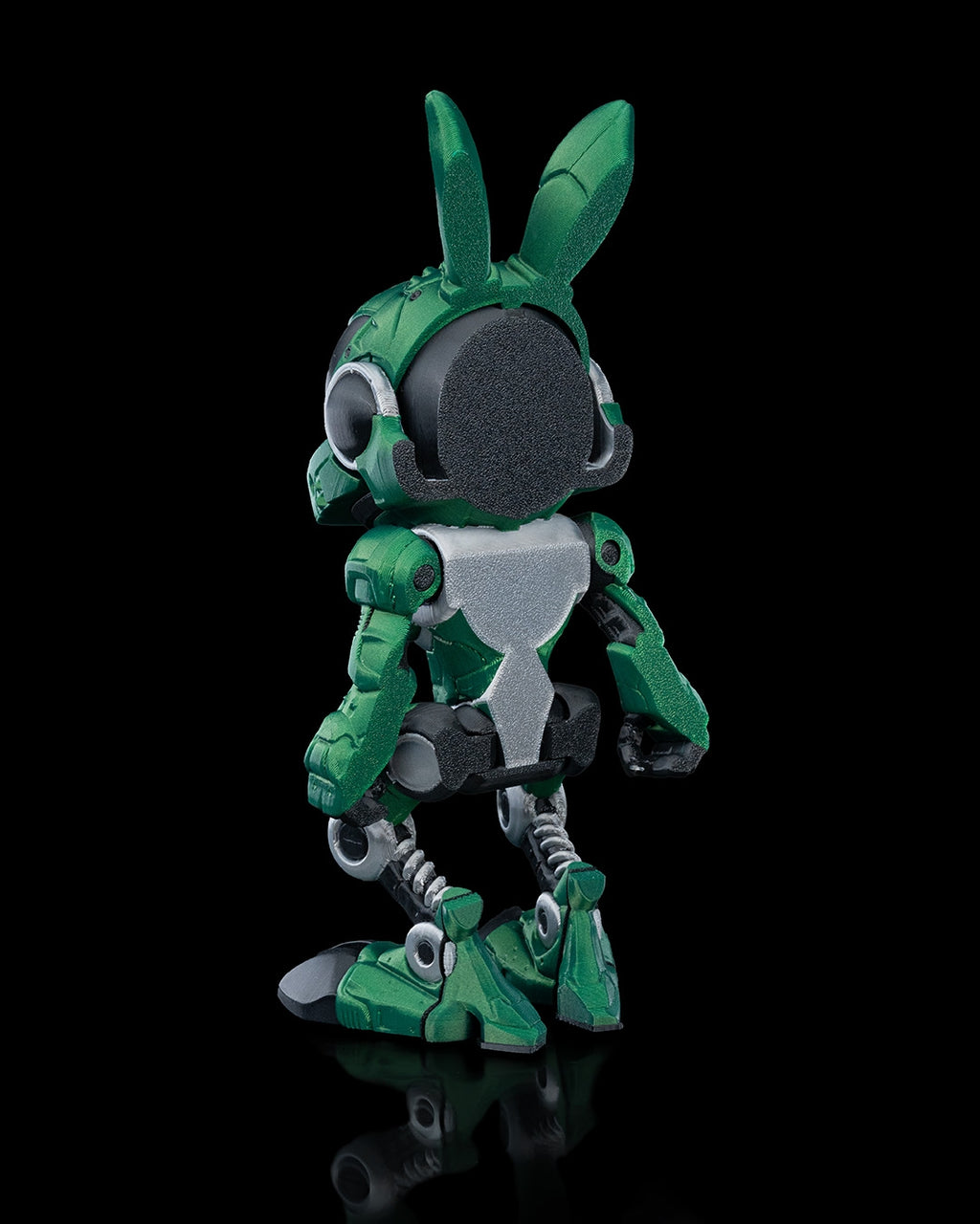 RABBITBOT Articulated Mechanical Rabbit with Hamster Pilot