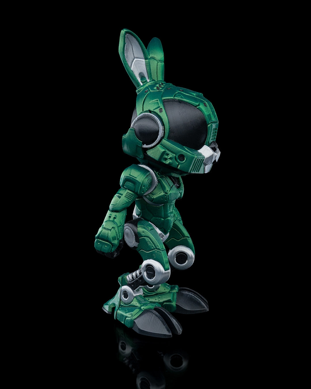 RABBITBOT Articulated Mechanical Rabbit with Hamster Pilot