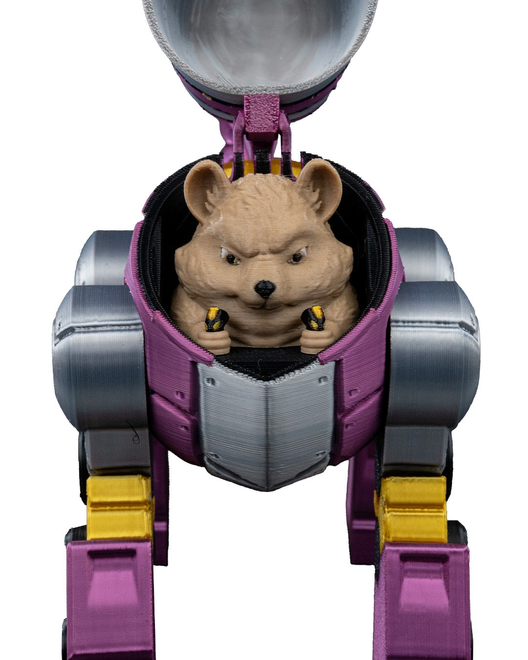 UNICORNBOT Articulated Mechanical Unicorn with Hamster Pilot