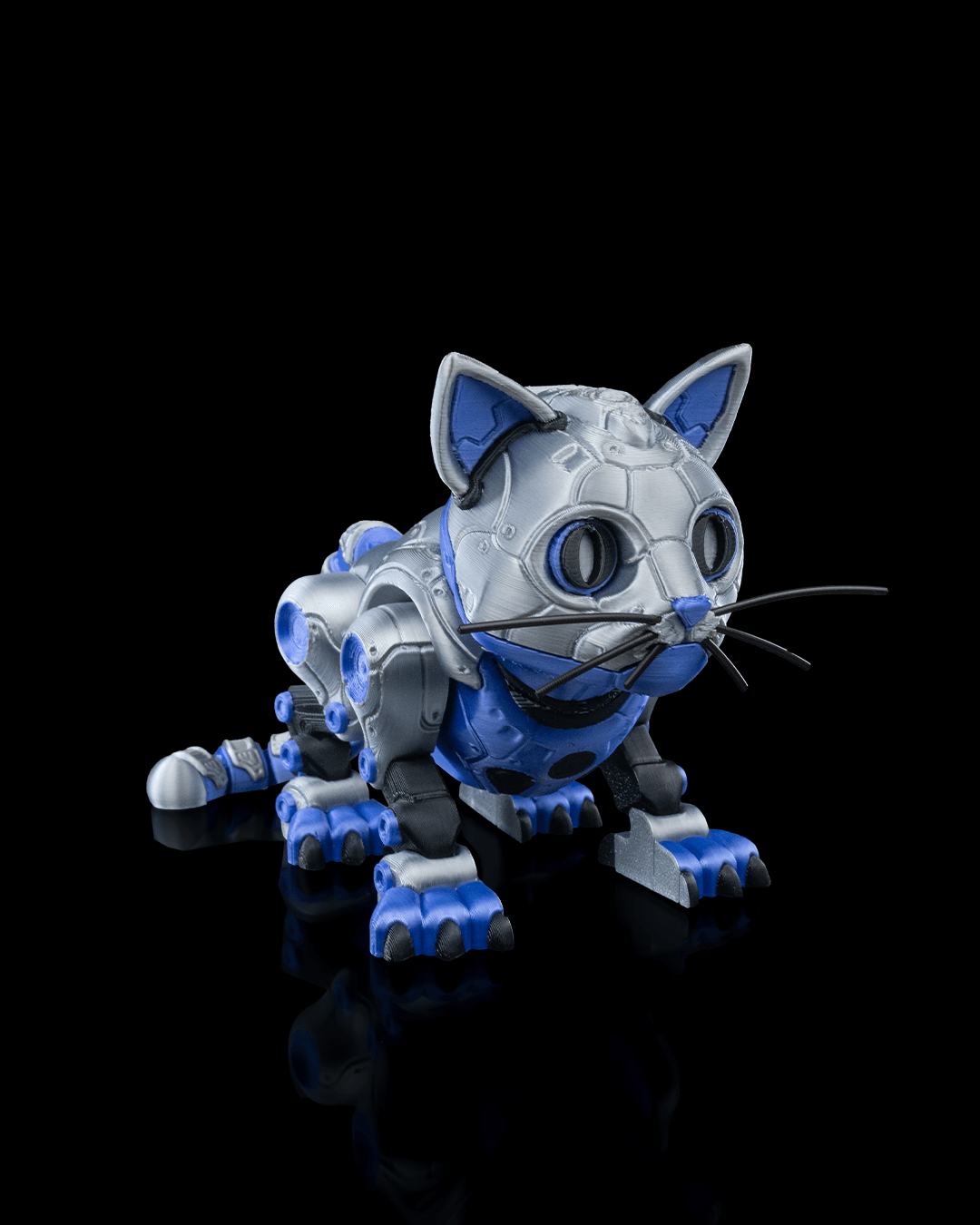CATBOT Articulated Mechanical Cat with Hamster Pilot