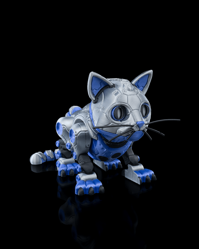 CATBOT Articulated Mechanical Cat with Hamster Pilot