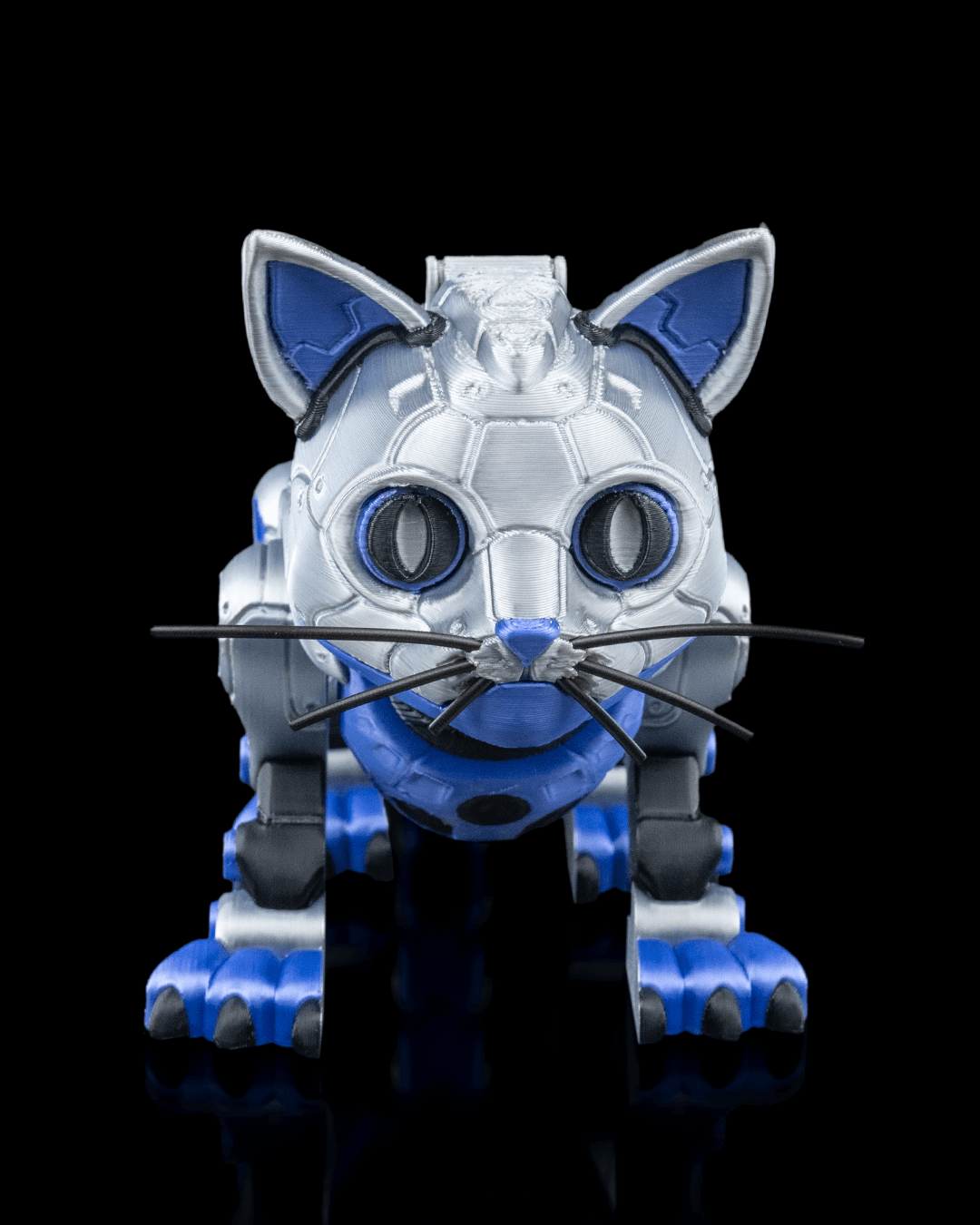CATBOT Articulated Mechanical Cat with Hamster Pilot