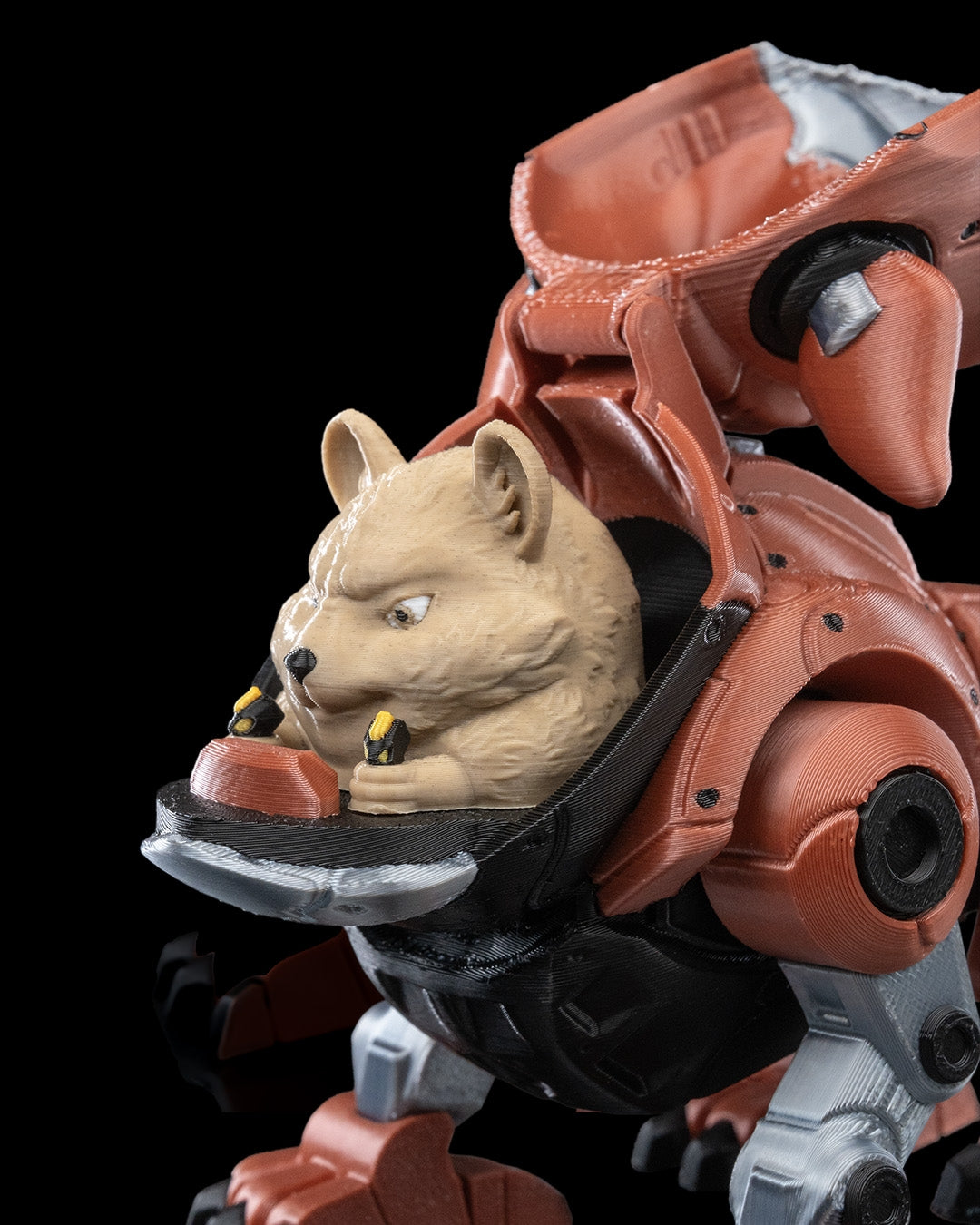 DOGGOBOT Articulated Mechanical Dog with Hamster Pilot