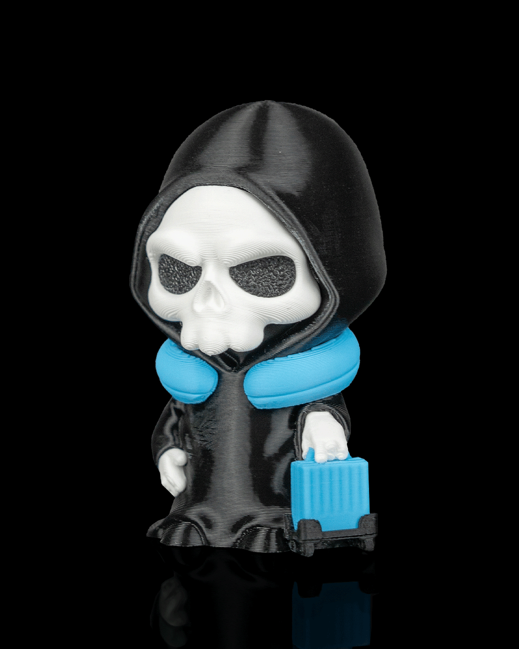 Grim Reaper "Final Boarding" Collectible Figure Keychain