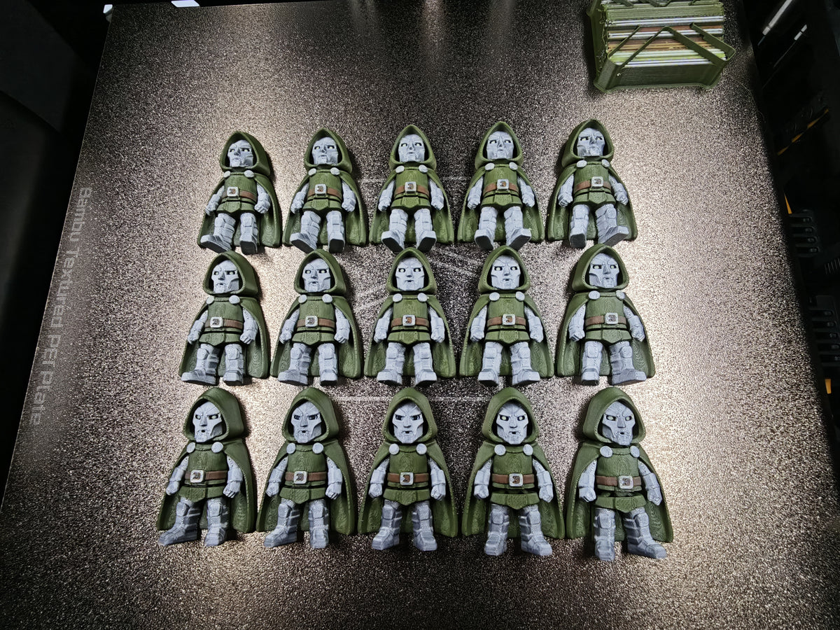 Articulated Doctor Doom Minifigure Collectible Keychain