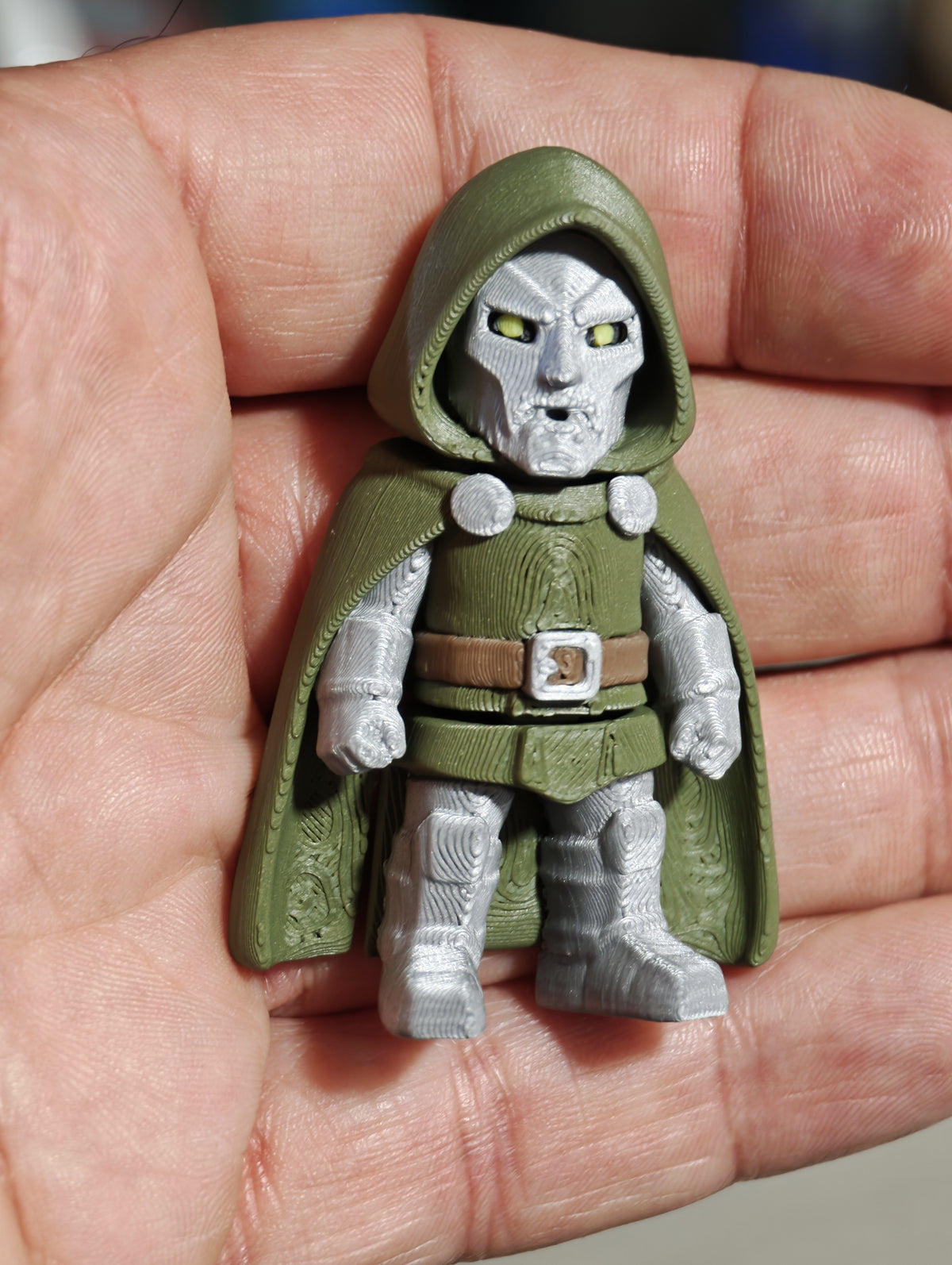 Articulated Doctor Doom Minifigure Collectible Keychain