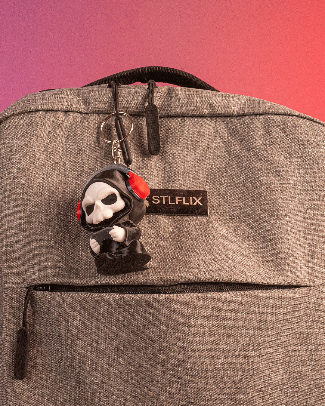Grim Reaper "Press F" Collectible Figure Keychain