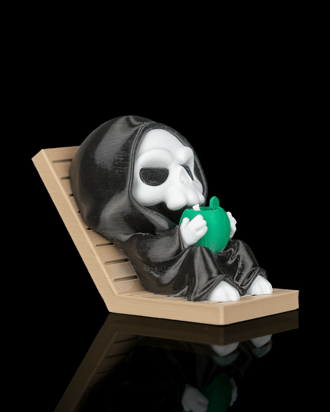 Grim Reaper "Rest in Paradise" Collectible Figure Keychain