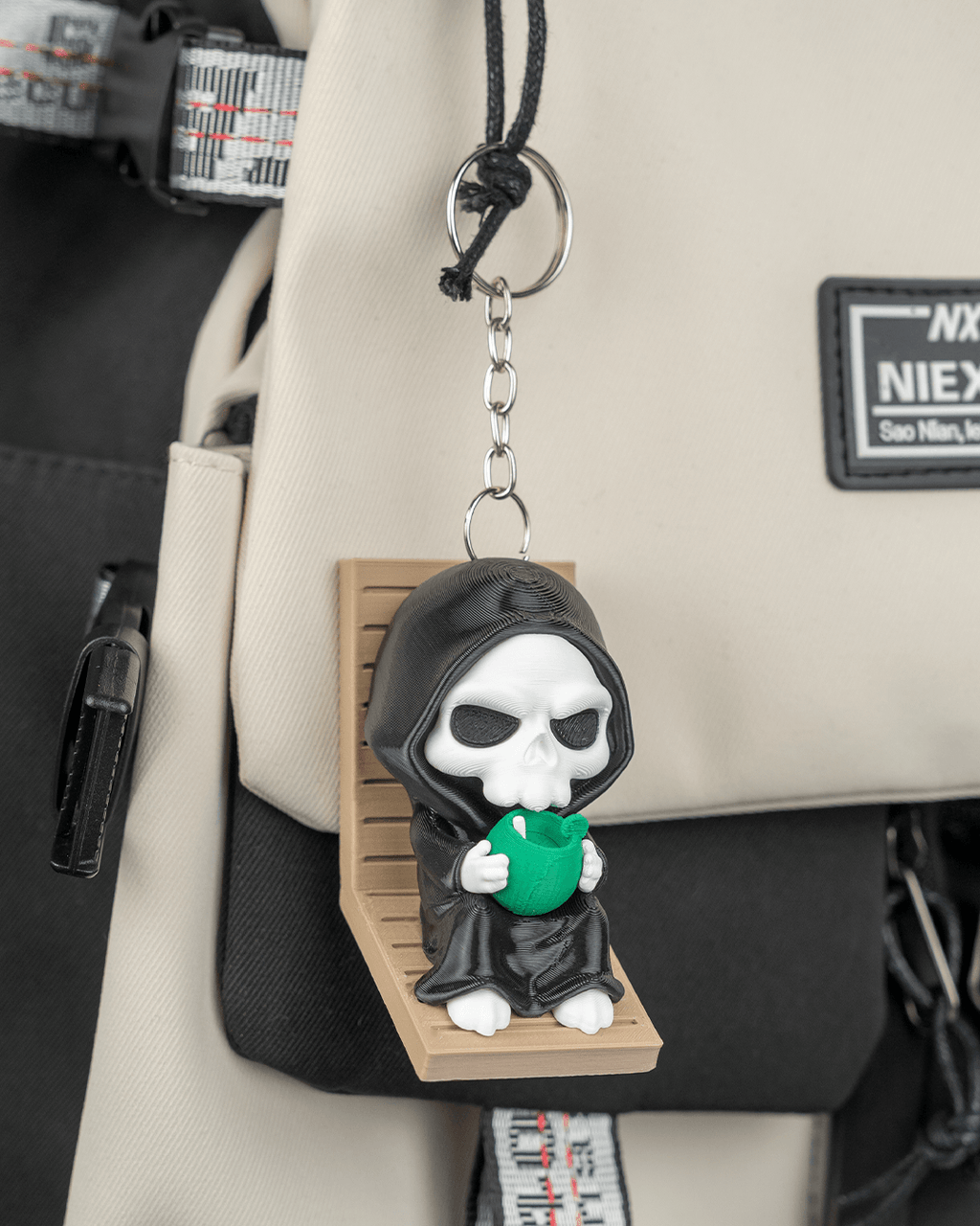 Grim Reaper "Rest in Paradise" Collectible Figure Keychain
