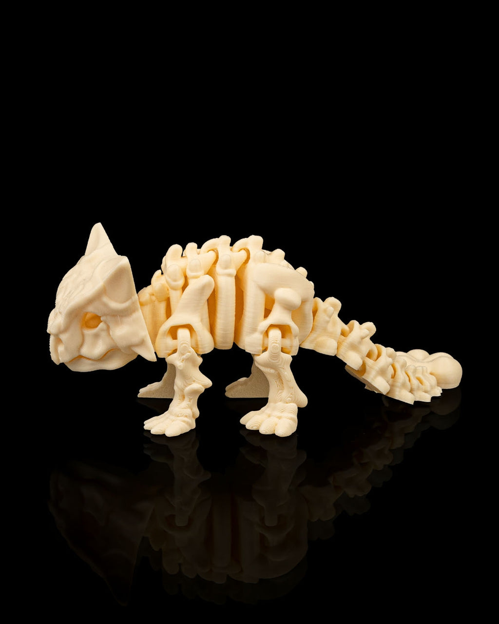 Articulated Skeleton Ankylosaurus Dinosaur Figurine