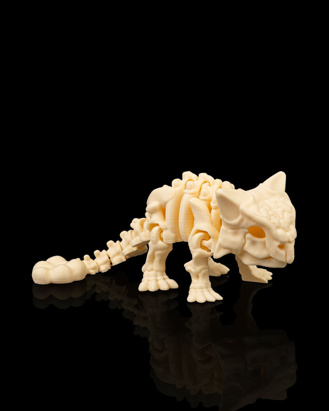 Articulated Skeleton Ankylosaurus Dinosaur Figurine