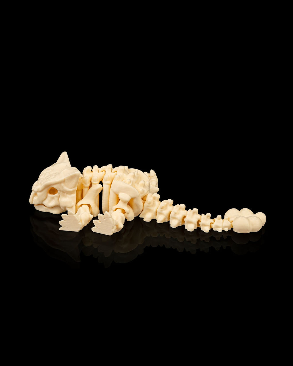Articulated Skeleton Ankylosaurus Dinosaur Figurine