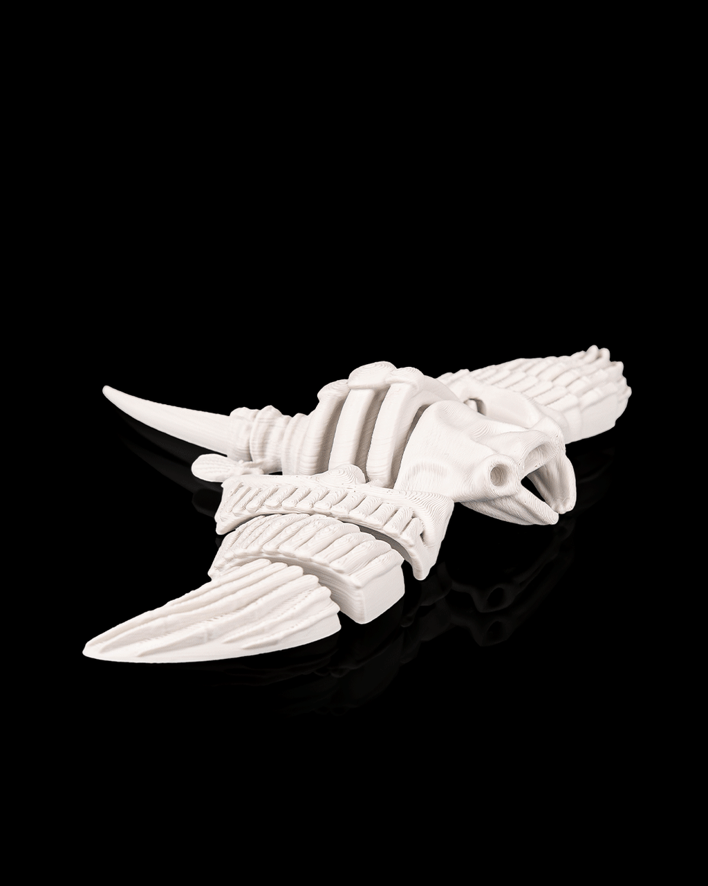 Articulated Skeleton Manta Ray Figurine