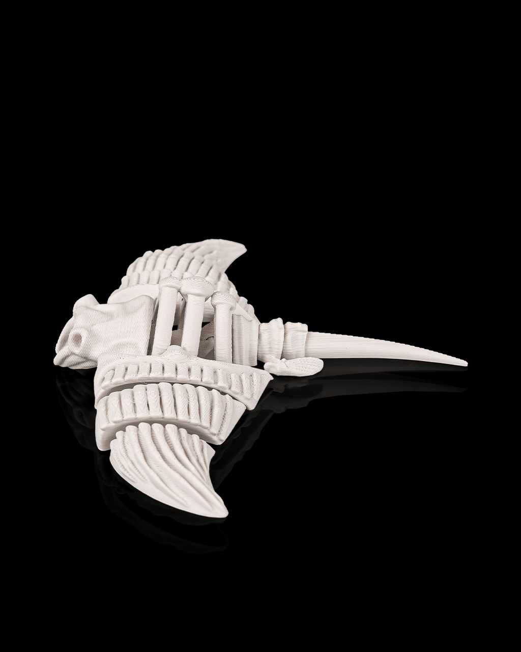 Articulated Skeleton Manta Ray Figurine