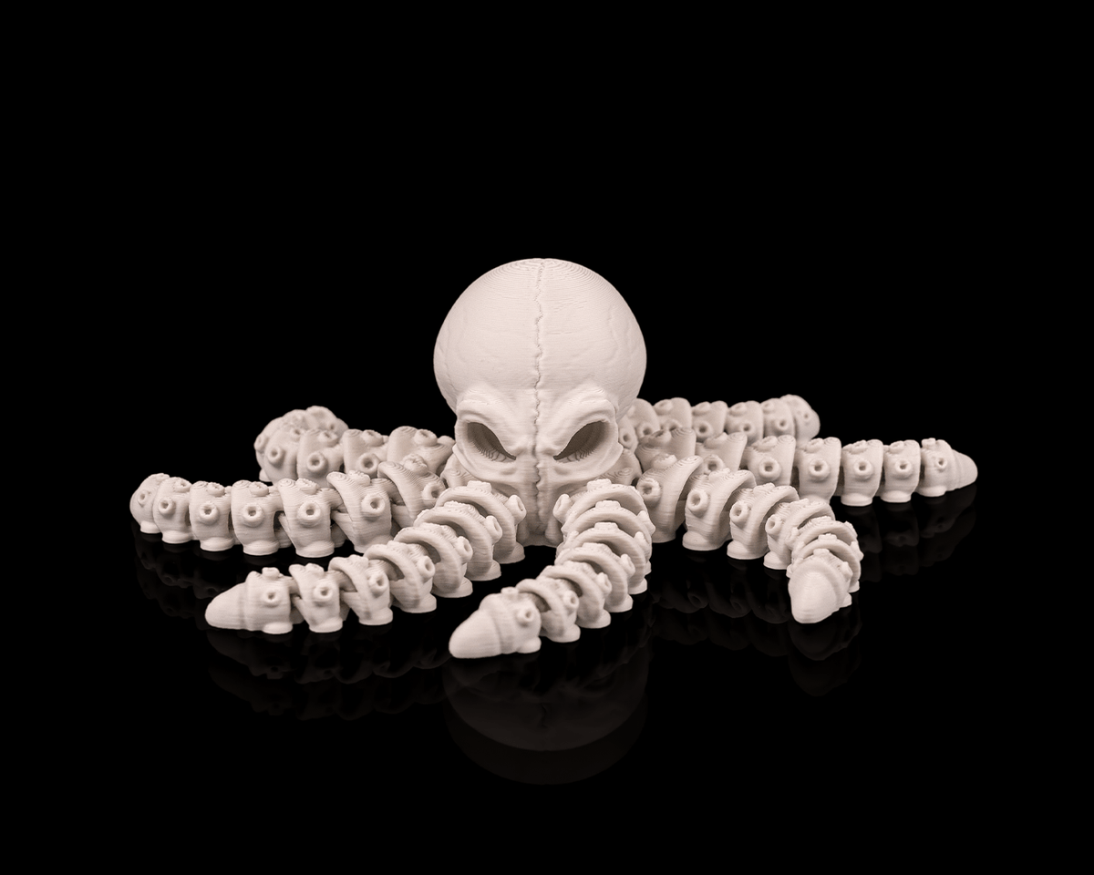 Articulated Skeleton Octopus Figurine