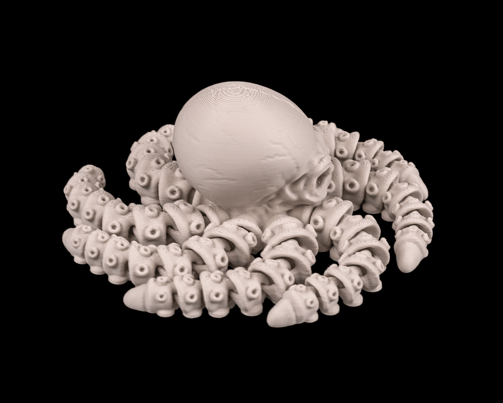 Articulated Skeleton Octopus Figurine – Balanced Life 3D Print