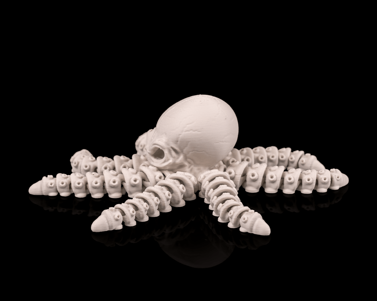 Articulated Skeleton Octopus Figurine