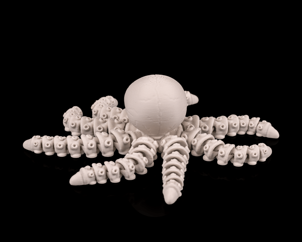 Articulated Skeleton Octopus Figurine