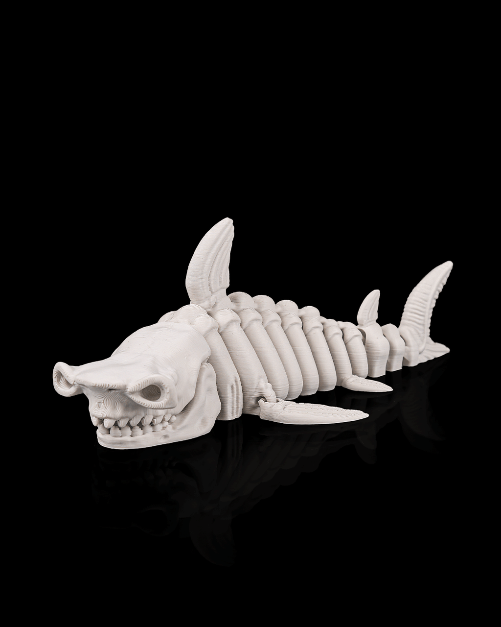 Articulated Skeleton Shark Figurine