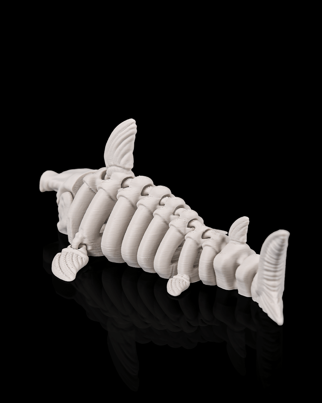 Articulated Skeleton Shark Figurine