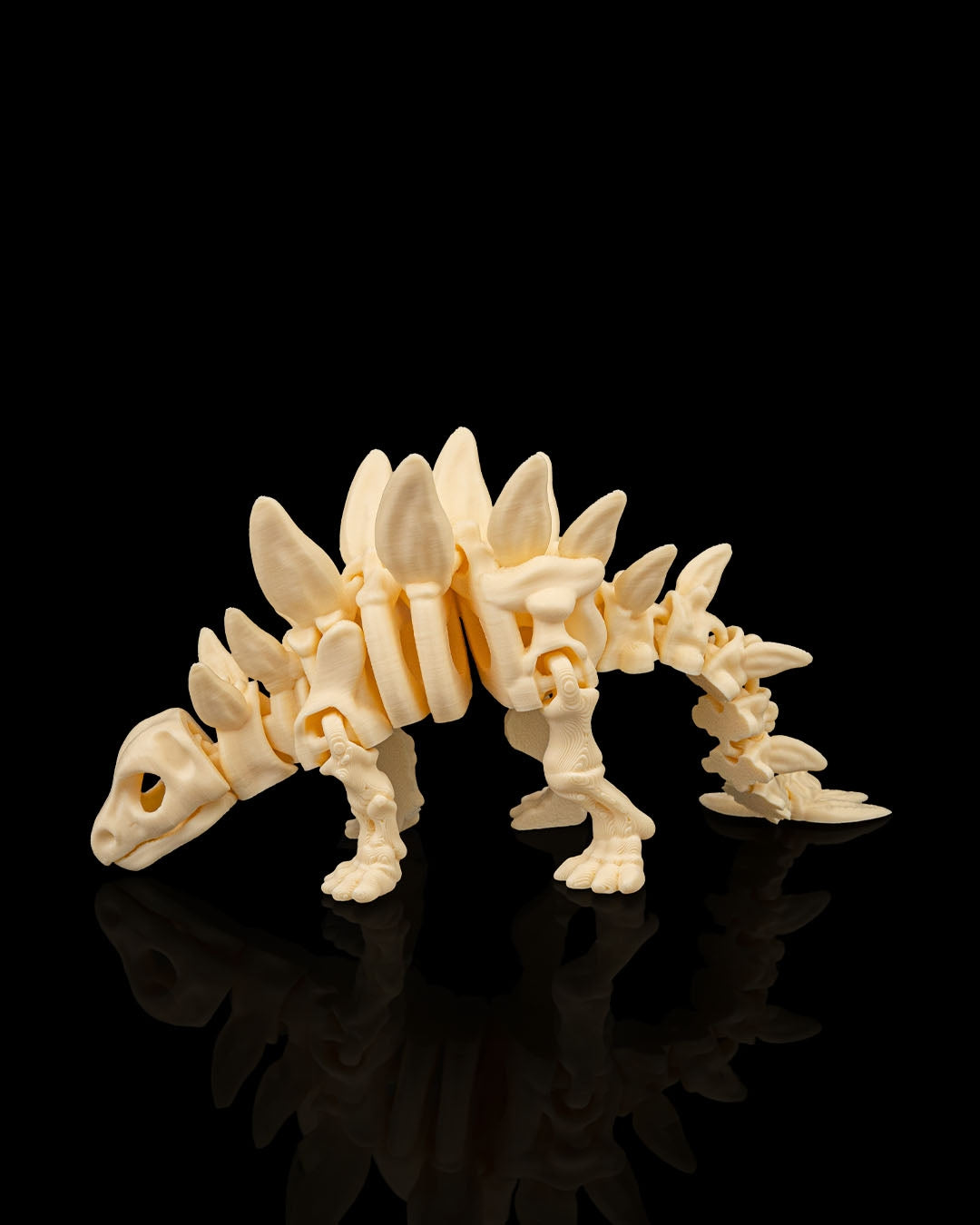 Articulated Skeleton Stegosaurus Dinosaur Figurine