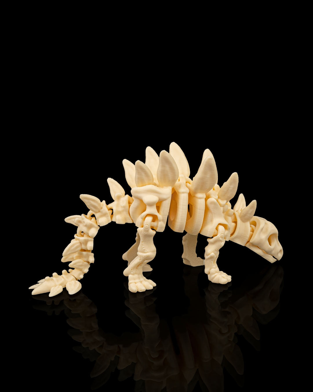 Articulated Skeleton Stegosaurus Dinosaur Figurine